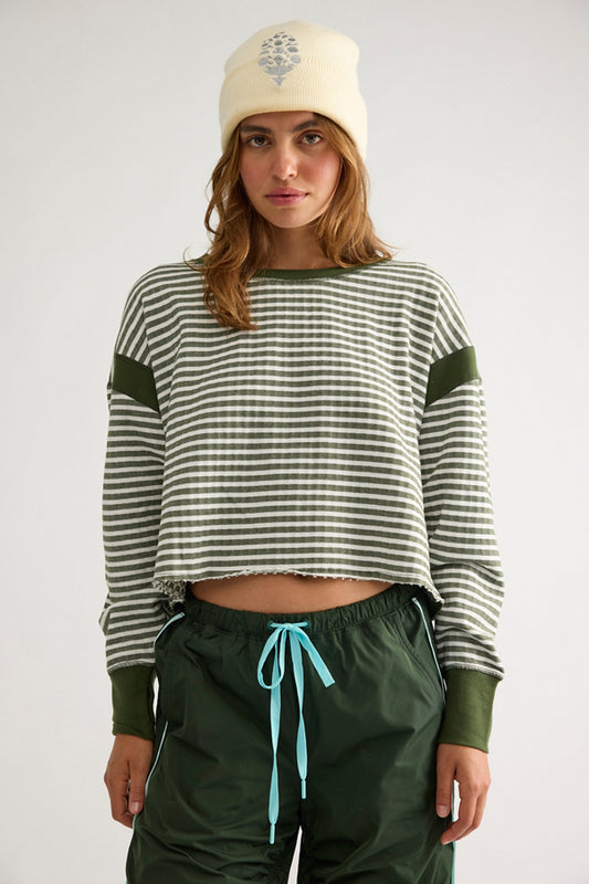 Free People My Time Layer Textured - Ivy