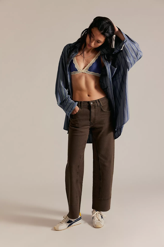 Free People Risk Taker Mid-Rise Jeans