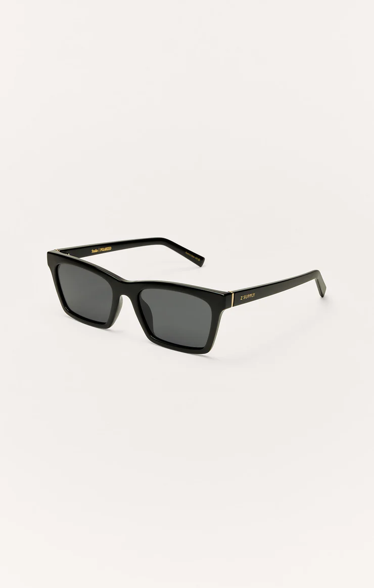 Z Supply Studio Polarized Sunglasses- Black/ Grey
