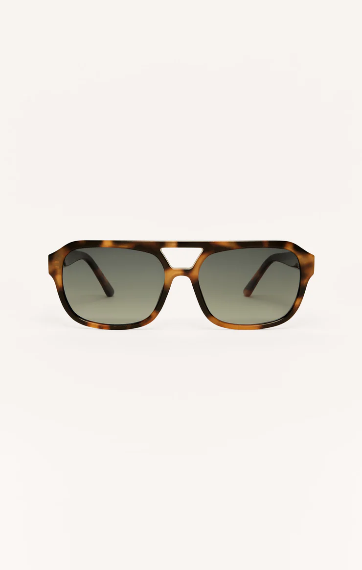 Z Supply After Hours Polarized Sunglasses- Dark Tort
