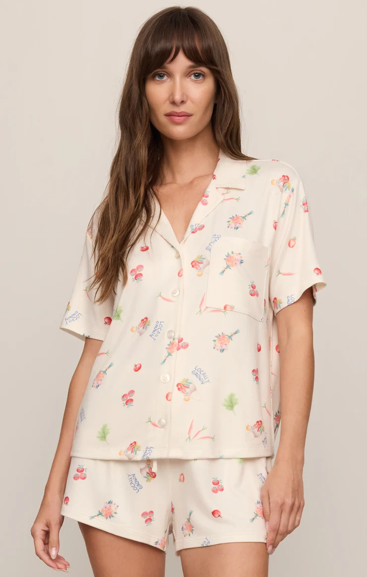 Z Supply Market Silky Jersey PJ Top