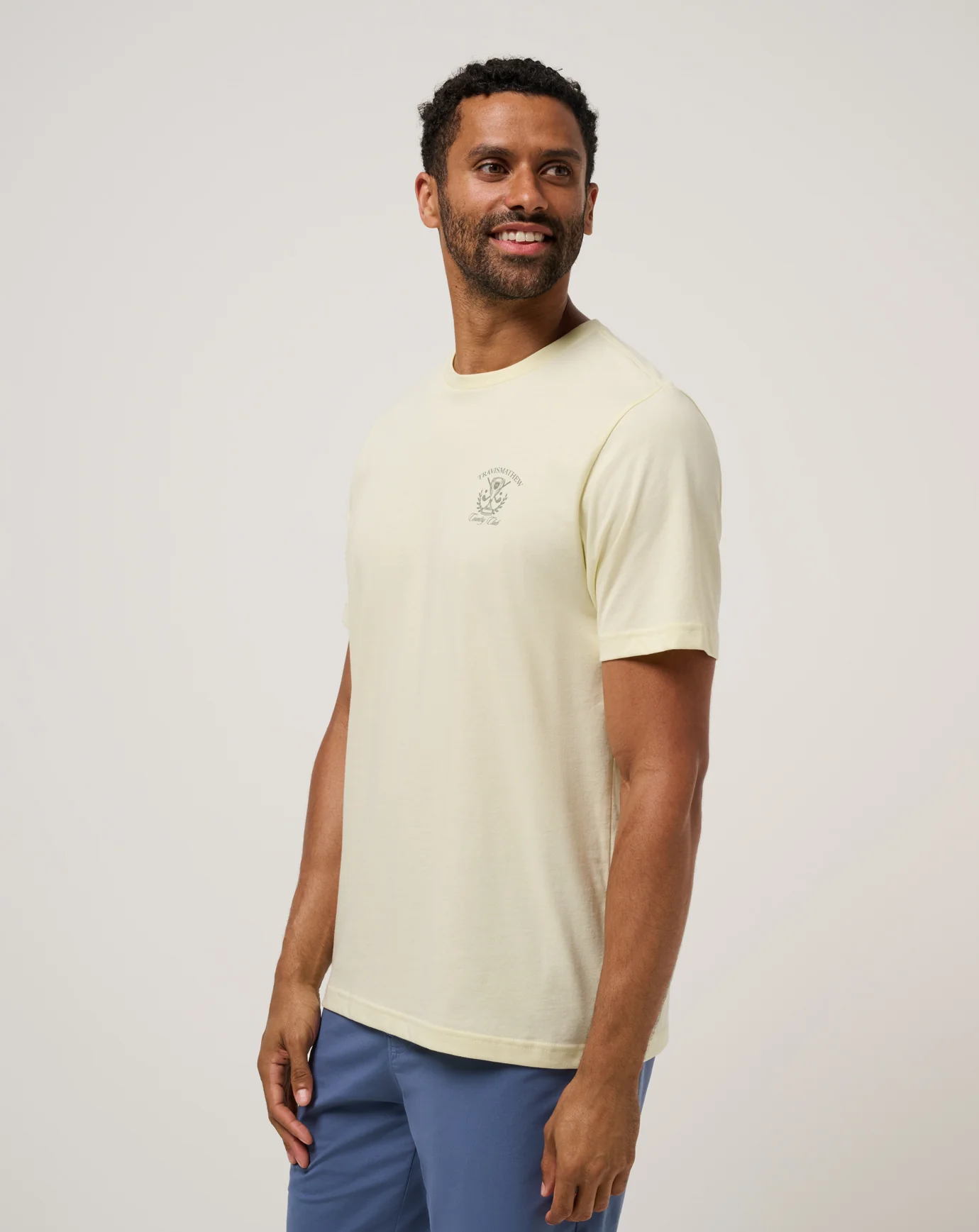 Travis Mathew TM Country Club Tee- Pear Sorbet
