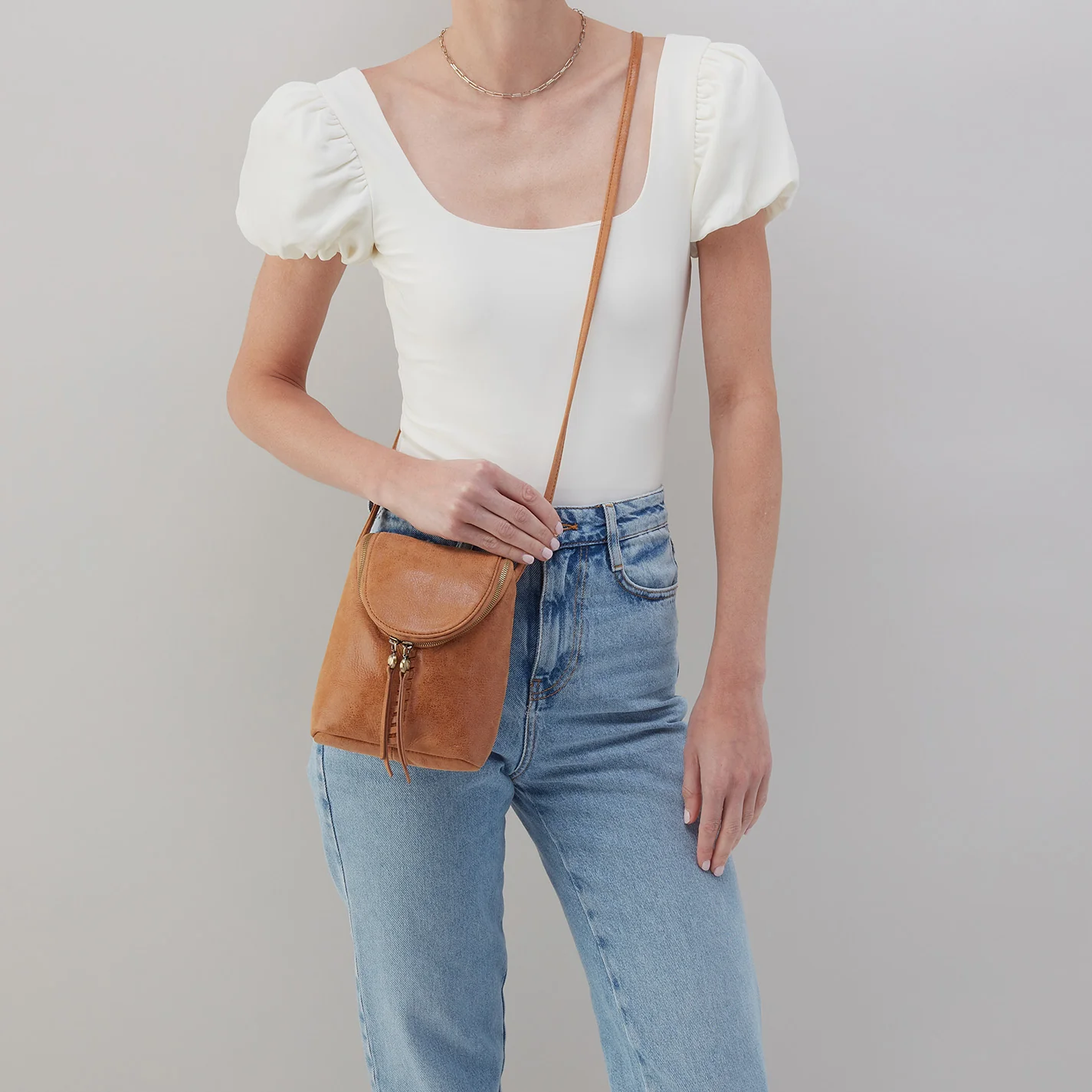 Hobo Fern Crossbody- Whiskey