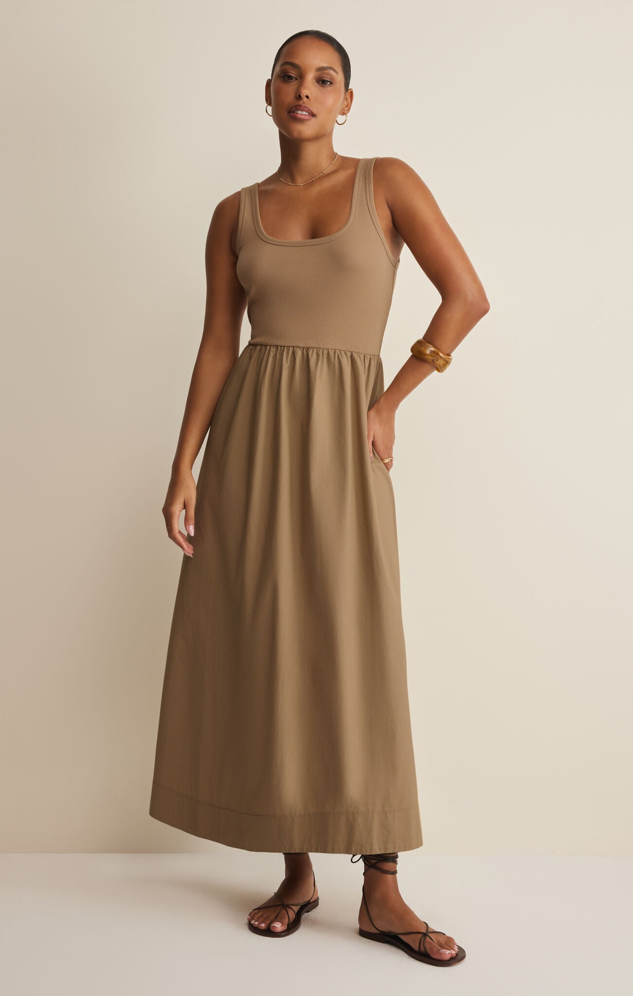 Z Supply Kensie Maxi Dress- Taro