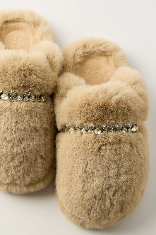 Free People First Frost SLipper- Taupe