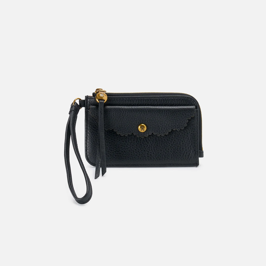 HOBO Tabby Card Wristlet- Black