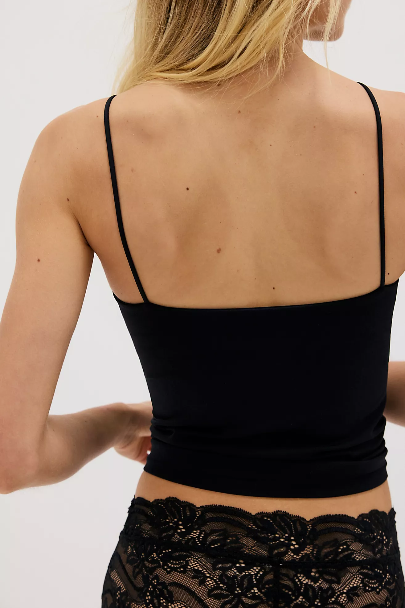 Free People Round Two Cami-Black