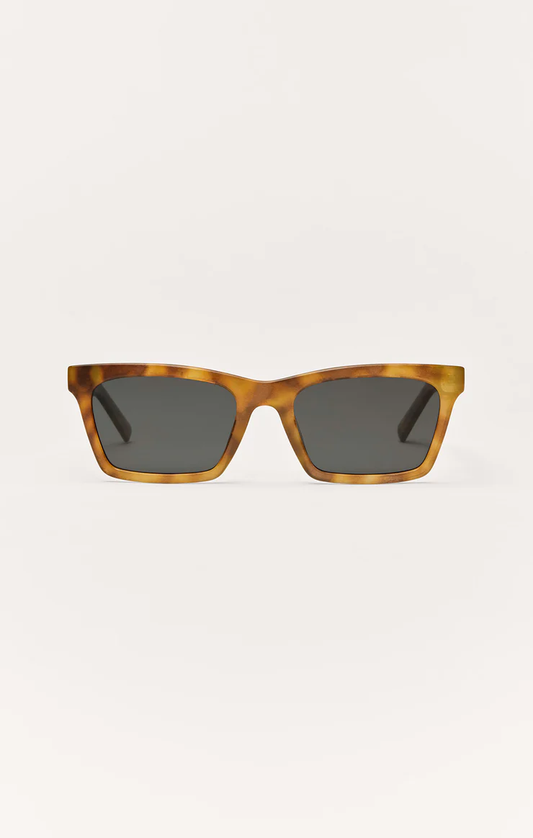 Z Supply Studio Polarized Sunglasses- Brown Tort/ Grey