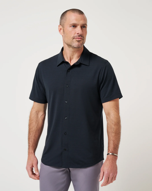 Travis Mathew The Heater Button Down- Black