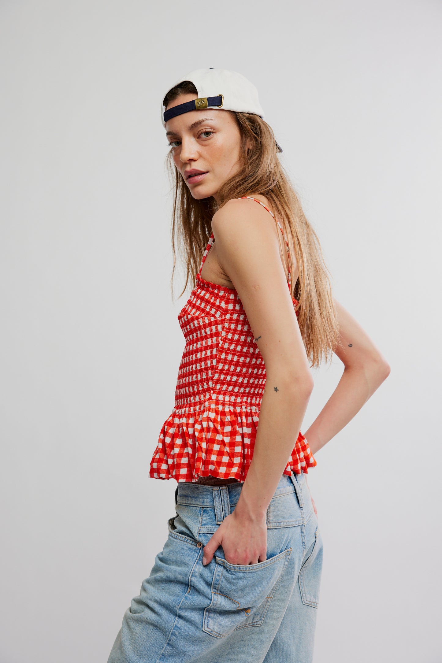 Free People Sundance Tank- Red combo