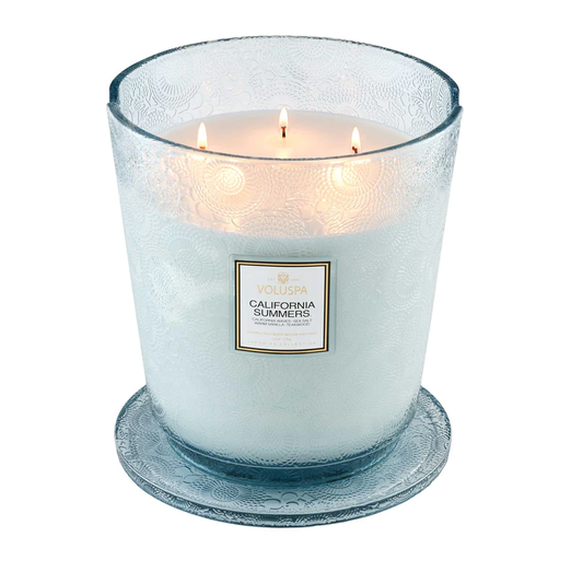 Voluspa California Summer- 5 Wick Hearth Candle