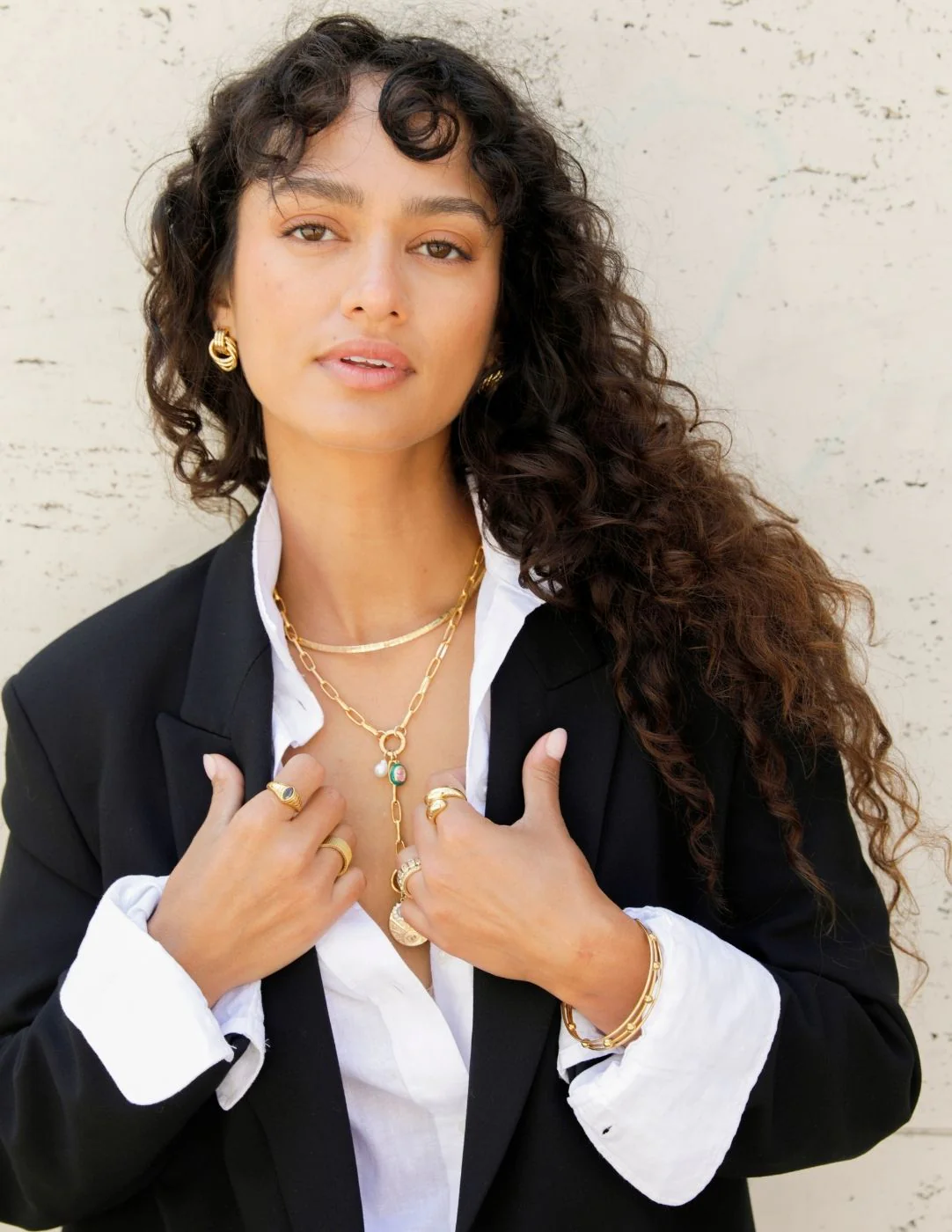 Jurate Cleopatra Gold Chain Necklace