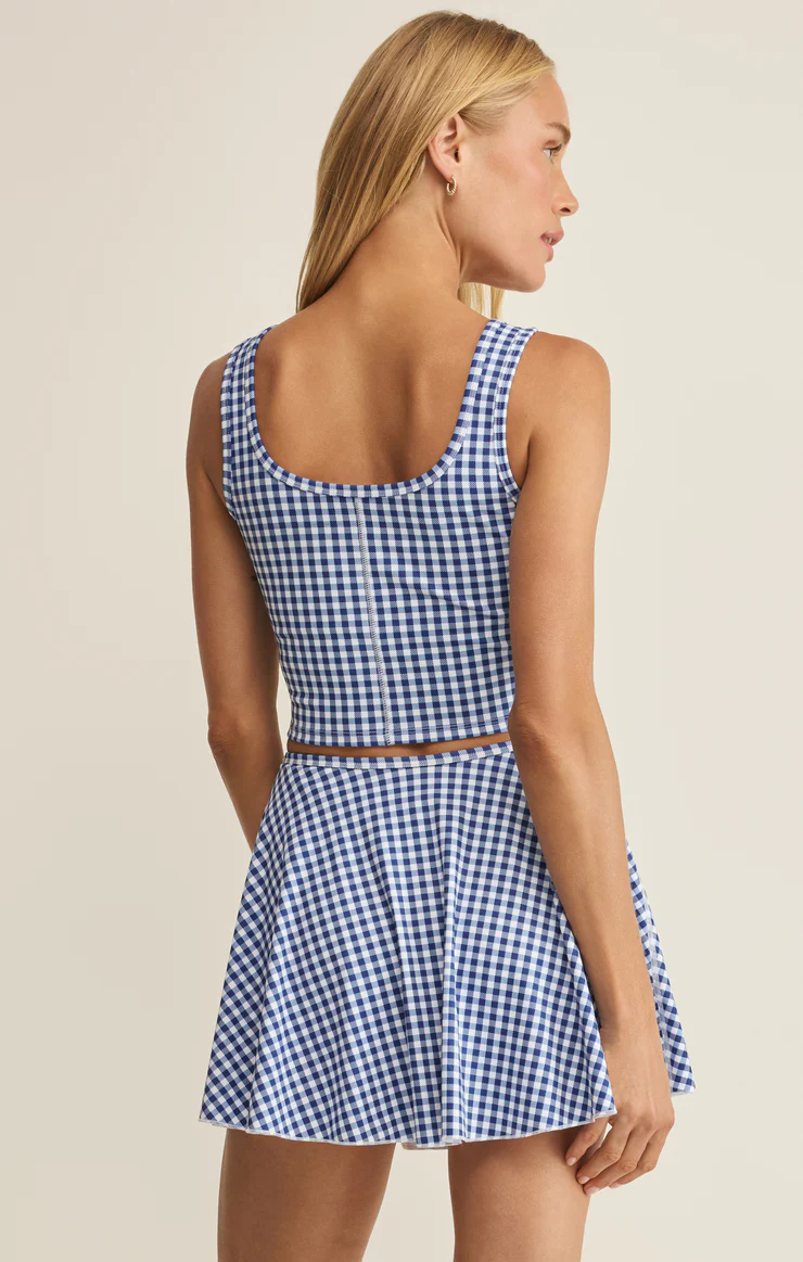 Z Supply Check Yourself Cropped Top