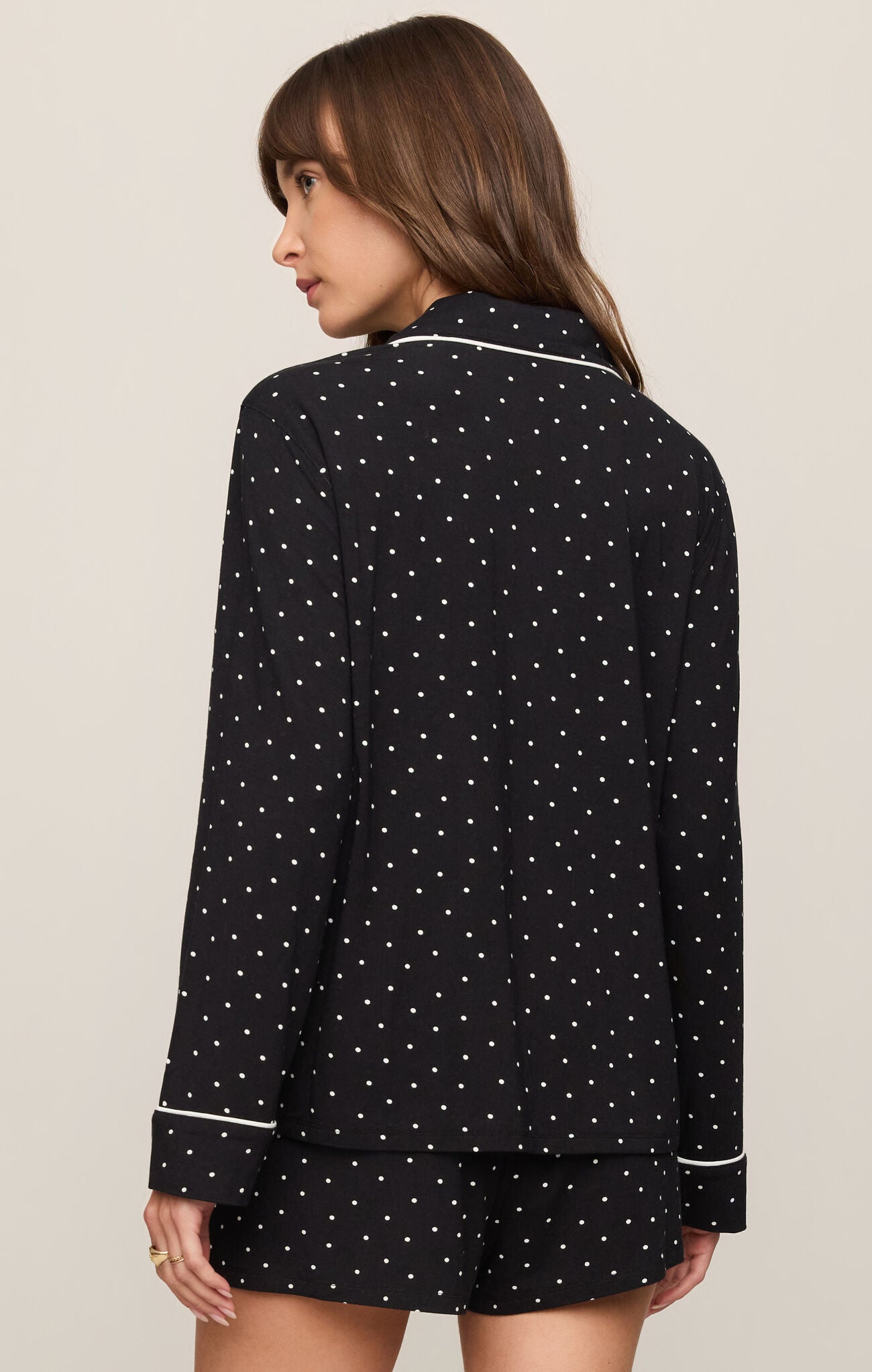 Z Supply Luxe Dot PJ Top