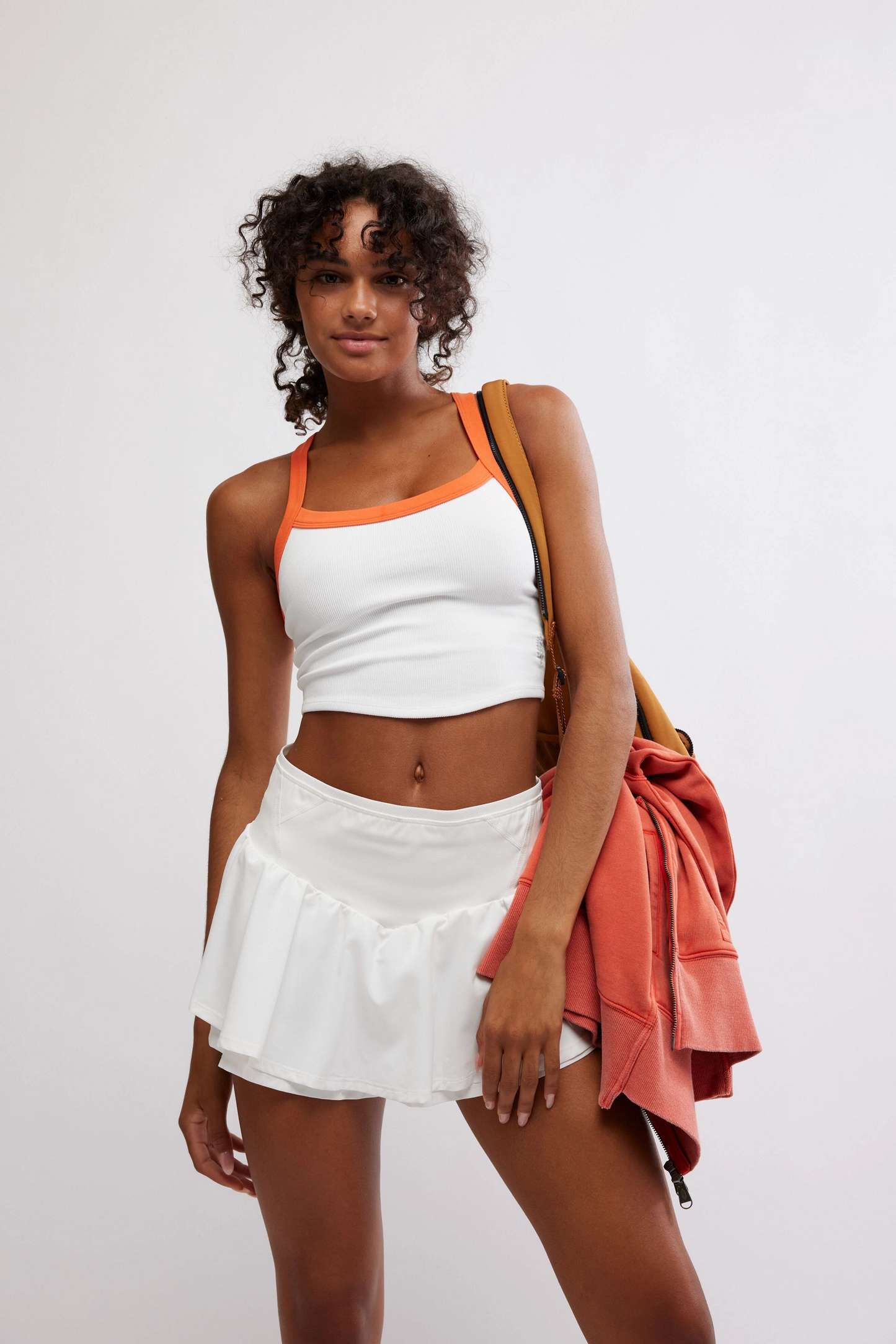 Free People All Clear Color Block- White with Flame