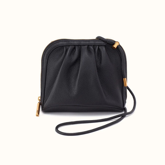 HOBO Isabelle Crossbody in Pebble Leather- Black