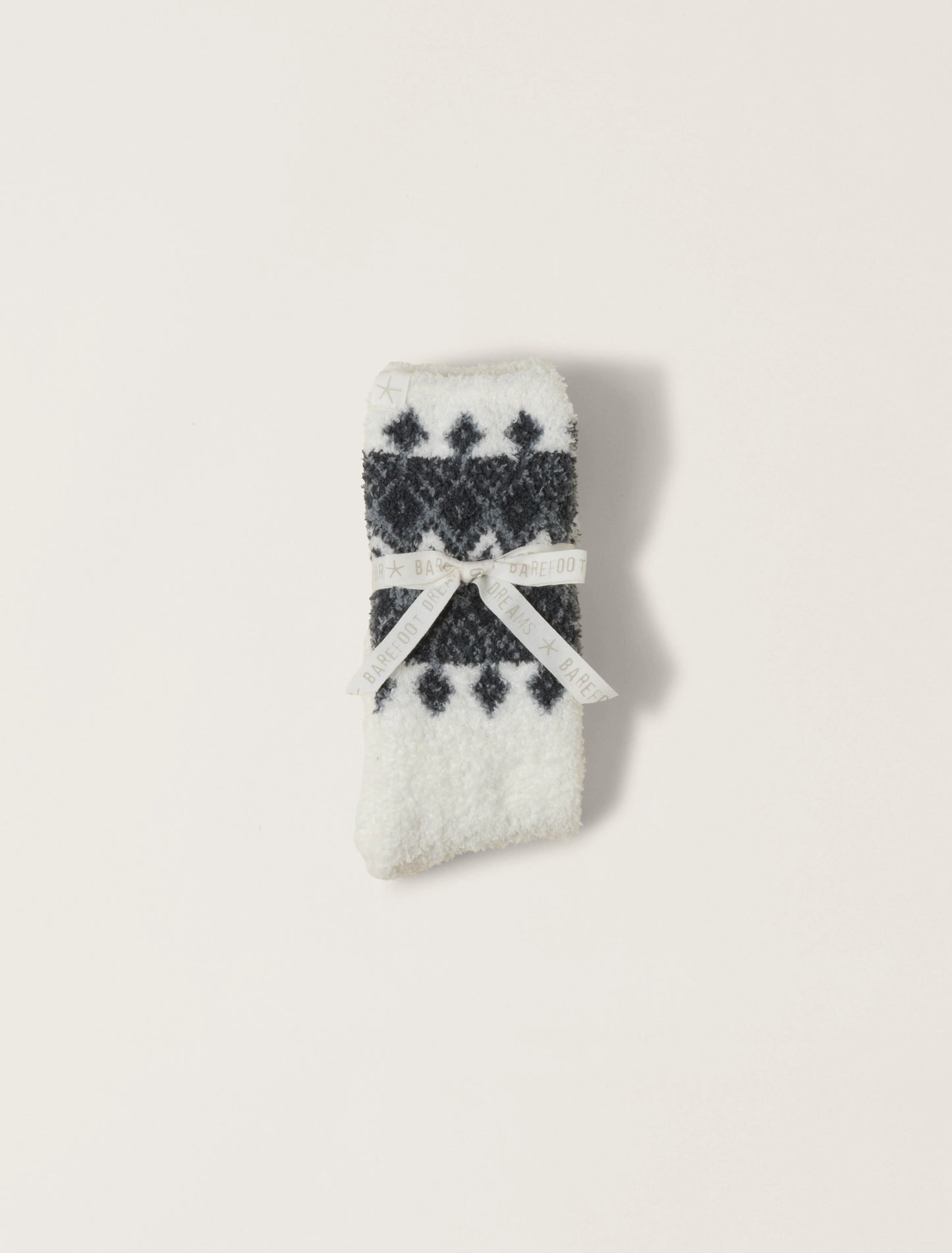 Barefoot Dreams CozyChic® Fair Isle Socks- Pearl Multi