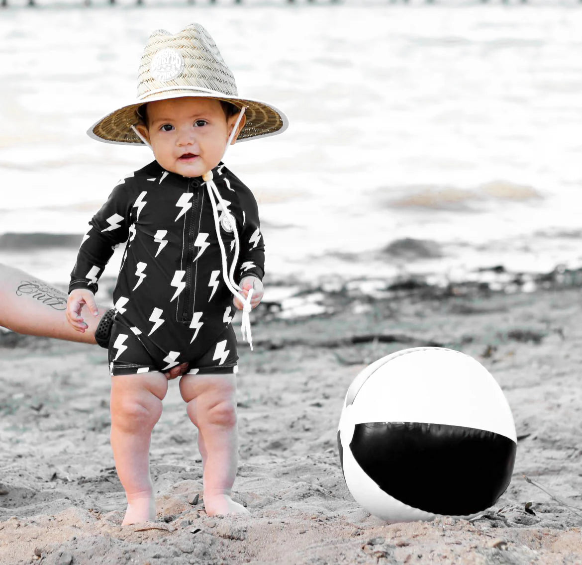 Baby swim romper sales