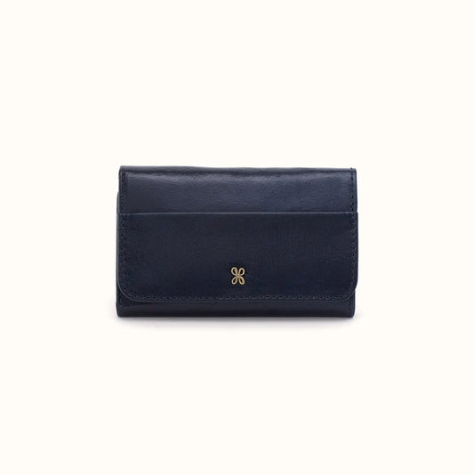 HOBO Jill Trifold Wallet- Ink Navy
