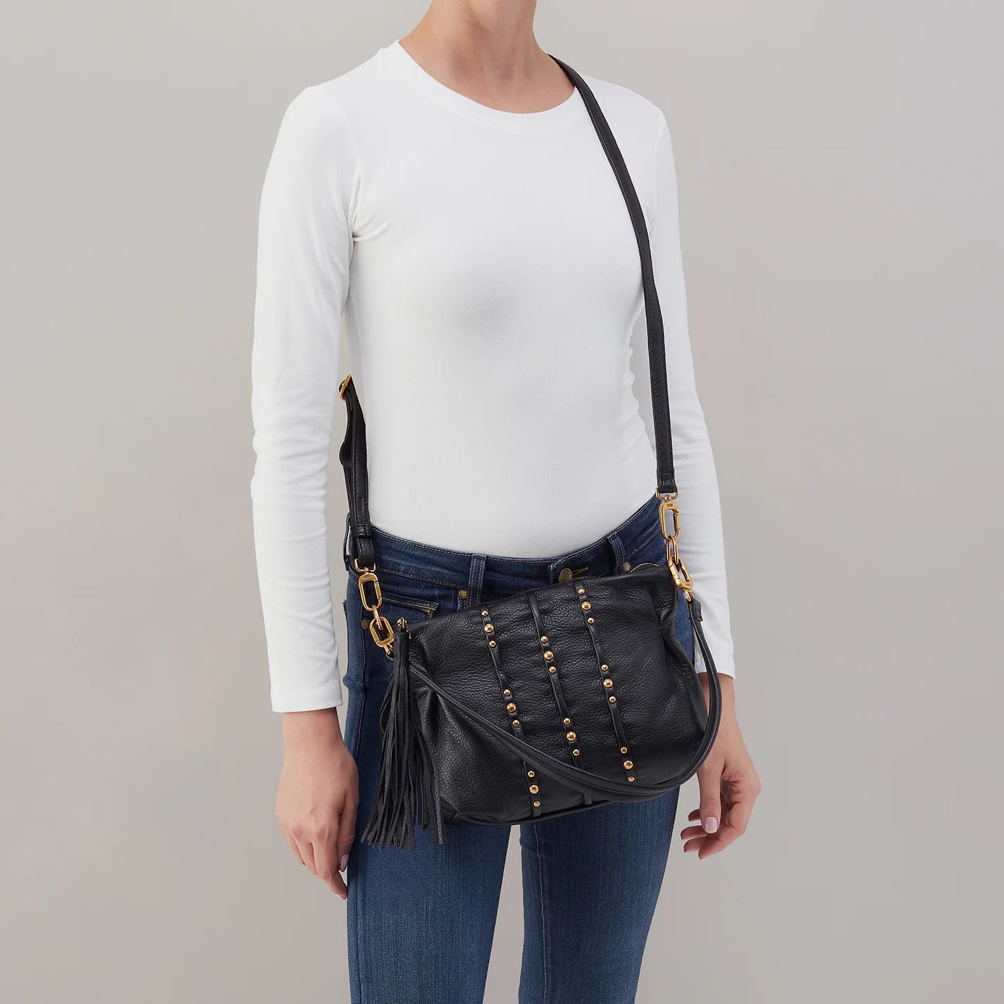 HOBO Kori Crossbody- Studded Black