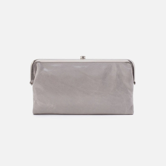 Lauren Clutch Wallet- Light Grey