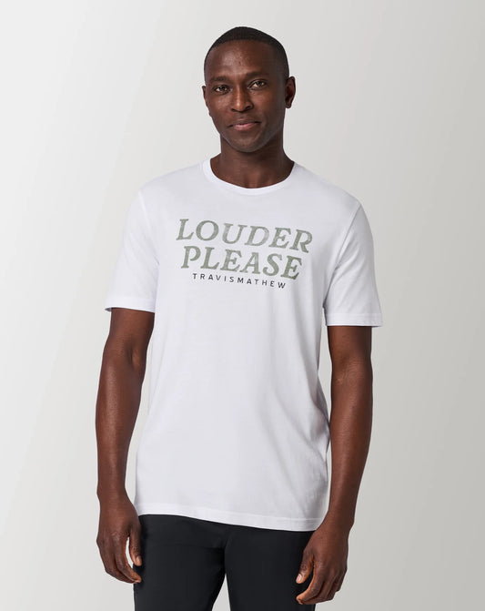 Travis Mathew Louder Please Tee