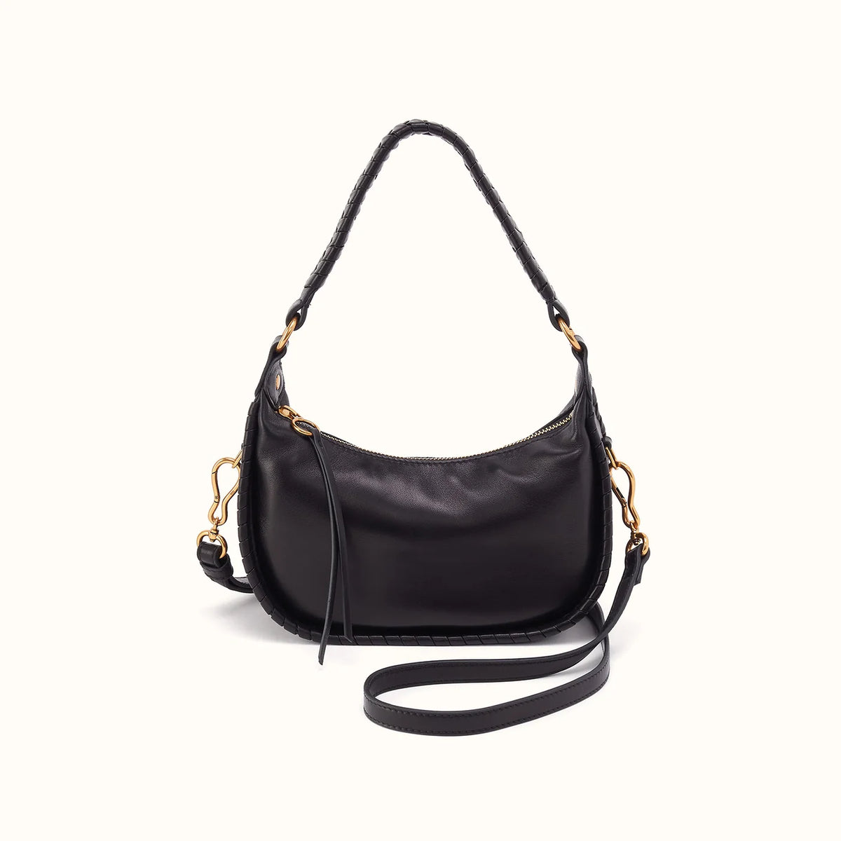 HOBO Mia Crescent Small Hobo- Black