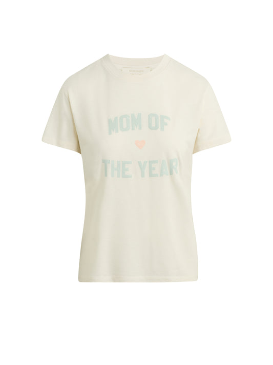 Favorite Daughter Mom of The Year Tee- Gardinia/ Light Sage