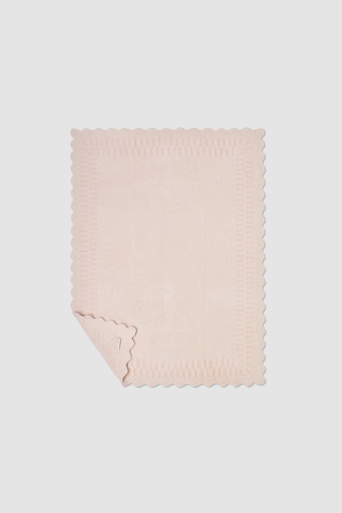 Bareoot Dreams CozyChic Cotton Seashell Texture Stroller Blanket