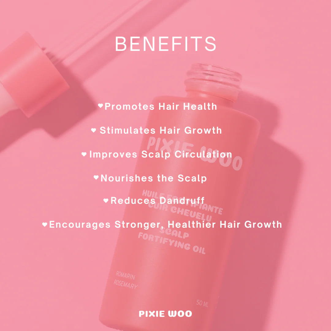 Pixie Woo Pre-Wash Fortifying Rosemary Oil for Scalp
