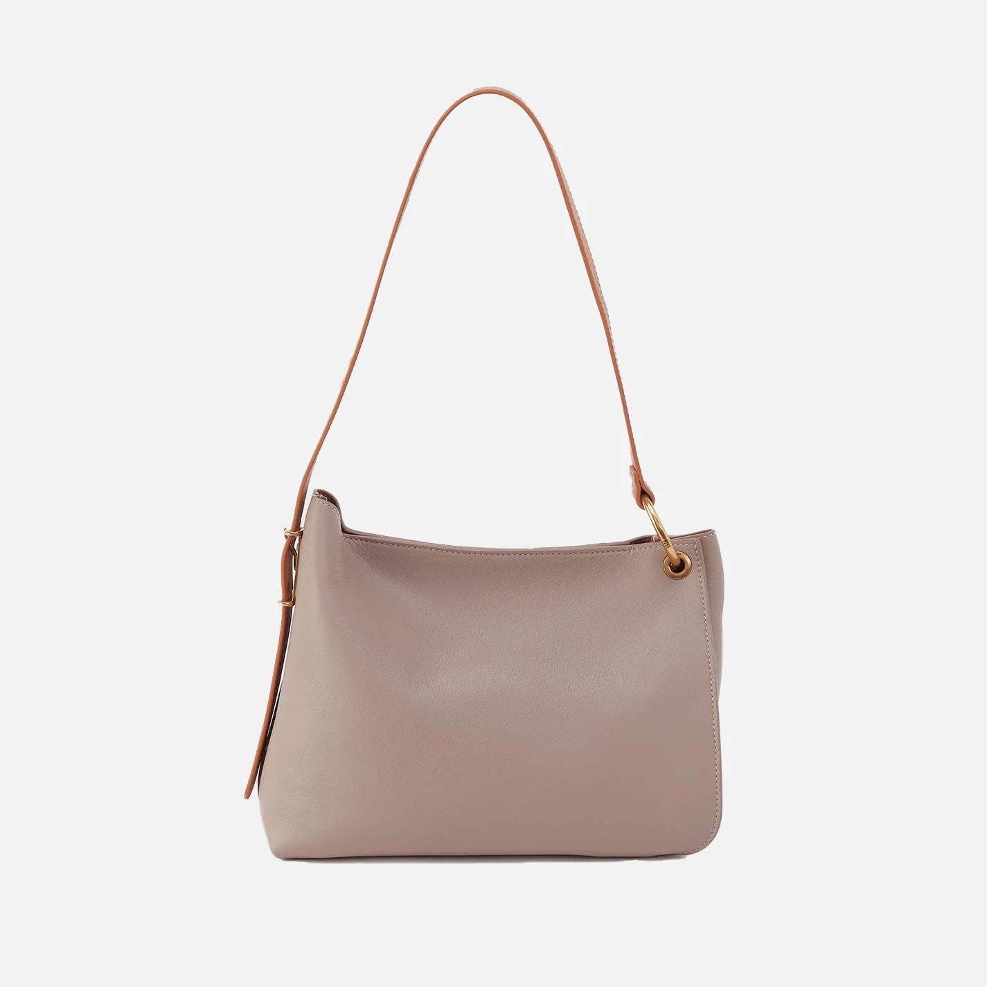 HOBO Rayna Shoulder Bag in Double-Faced Leather- Warm Adobe