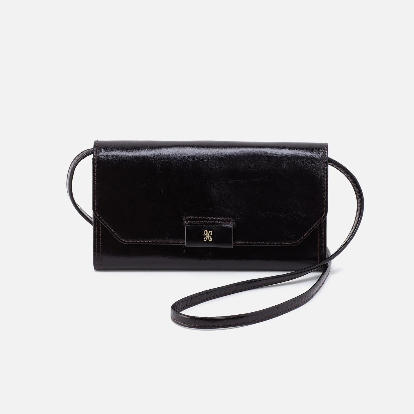 HOBO Romy Wallet Crossbody- Black