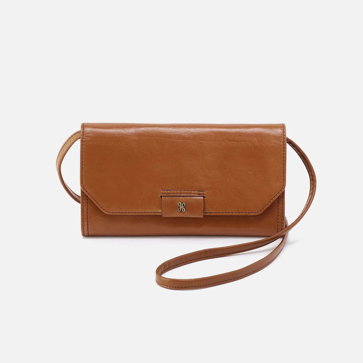 HOBO Romy Wallet Crossbody- Truffle