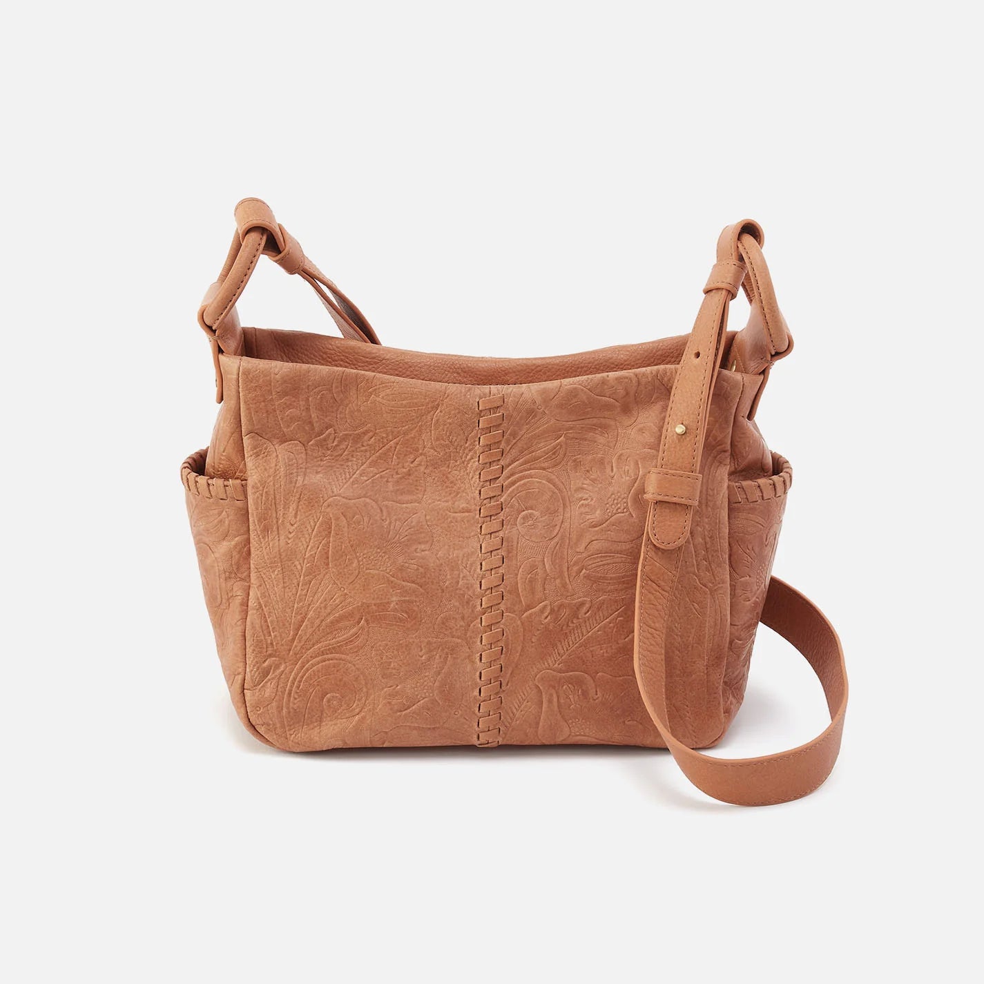 HOBO Sheila Crossbody- Saddle Tooled Emboss