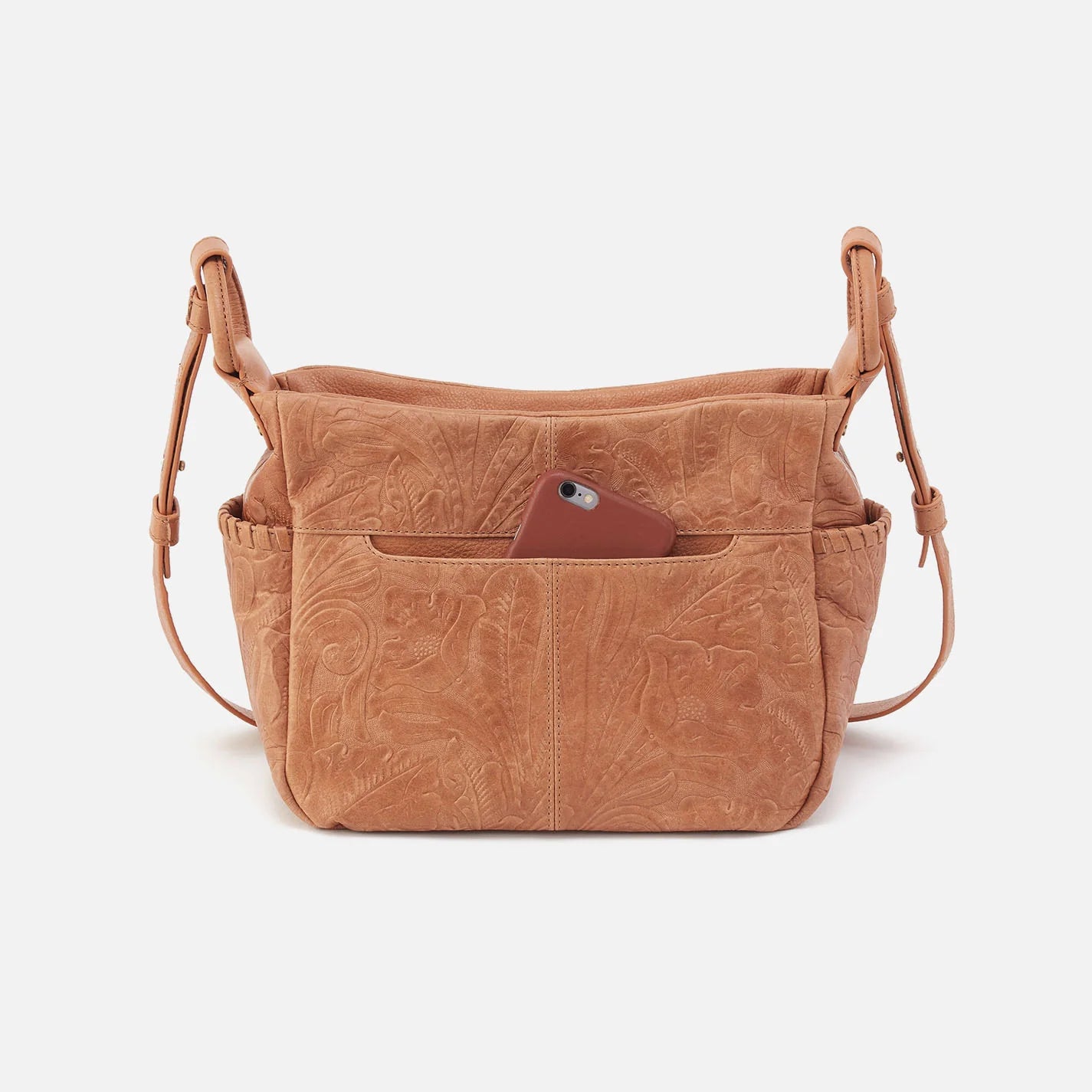 HOBO Sheila Crossbody- Saddle Tooled Emboss