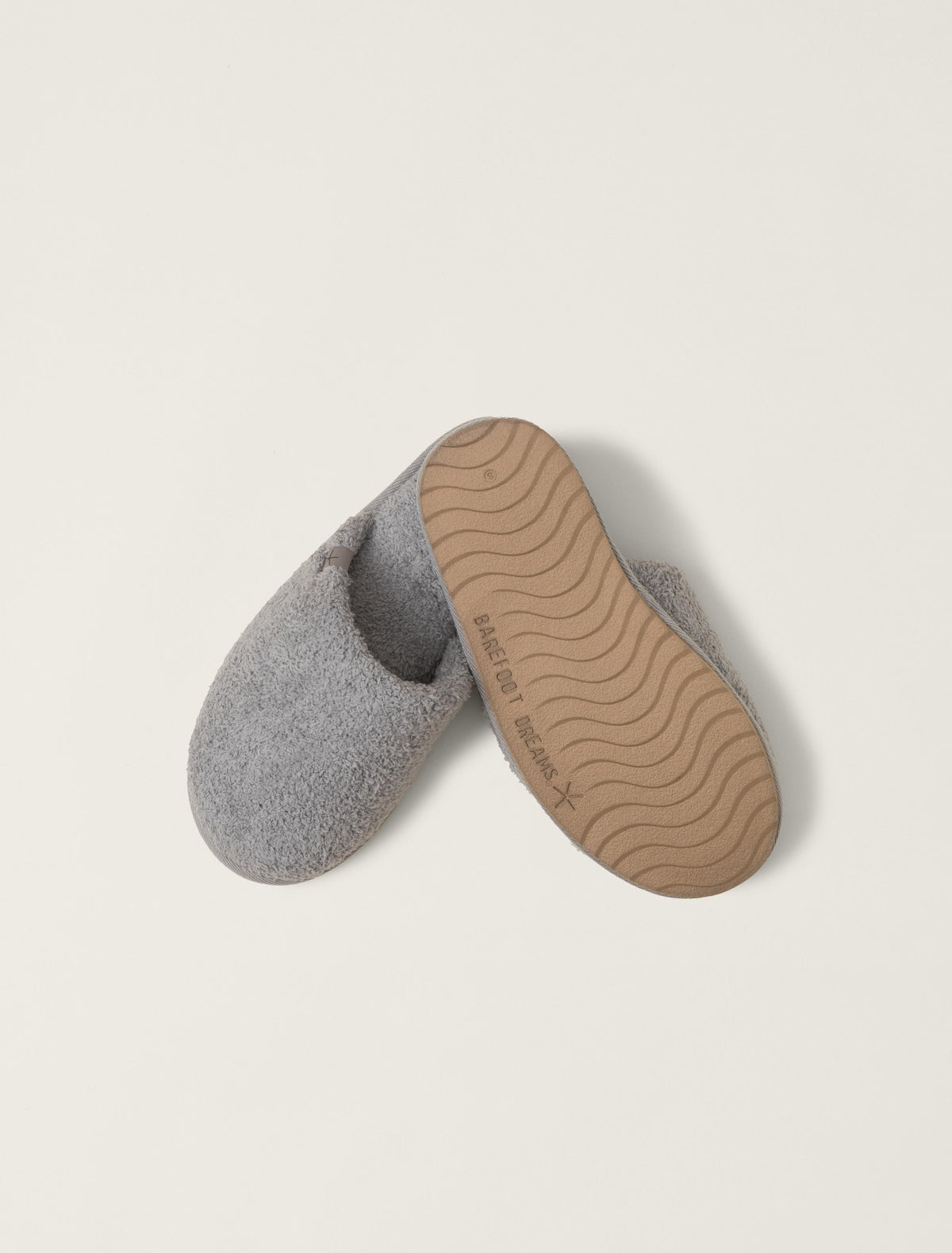 Barefoot Dreams CozyChic Unisex Slipper- Dove Grey
