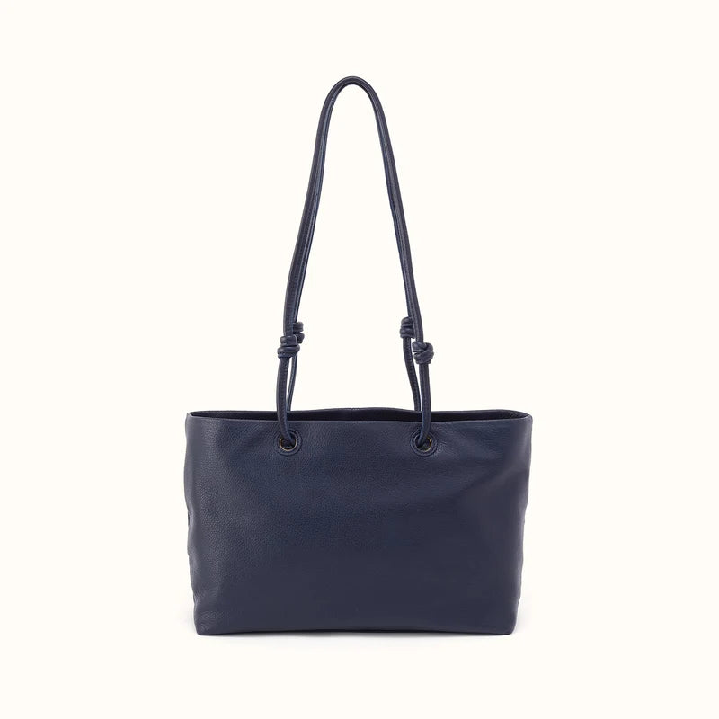 HOBO Studio Softie Tote In Pebbled Leather- Ink Navy