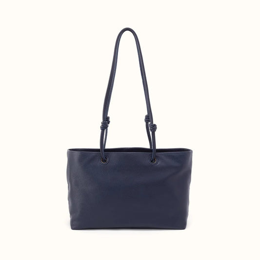 HOBO Studio Softie Tote In Pebbled Leather- Ink Navy
