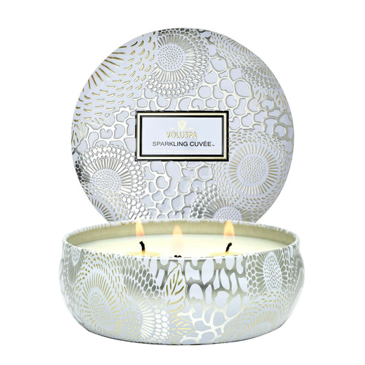 Voluspa Sparkling Cuvee- 3 wick tin