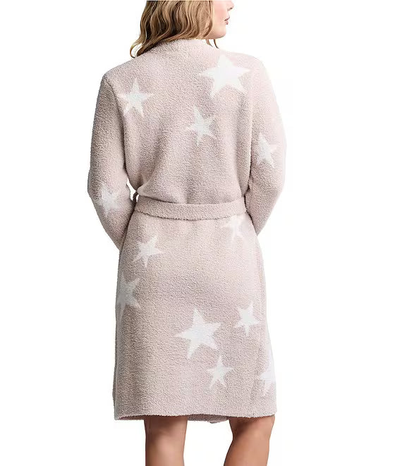 Barefoot Dreams Starry Night Robe- Stone/Pearl