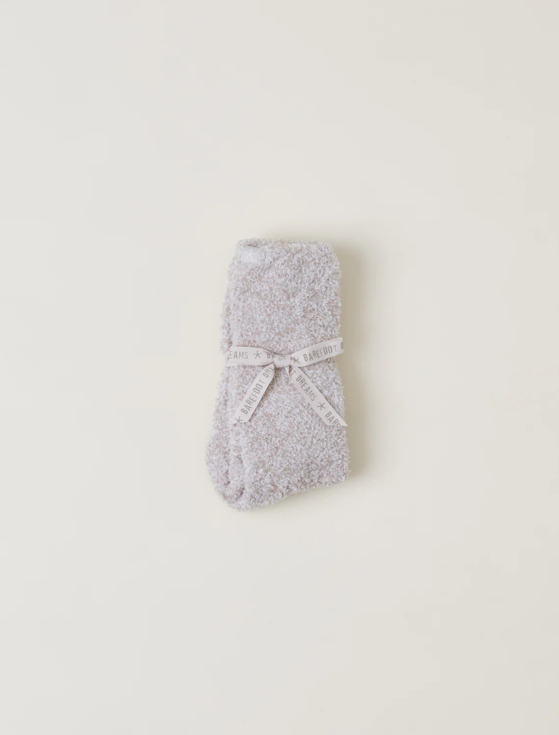 Barefoot Dreams CozyChic® Heathered Socks- Stone/ White