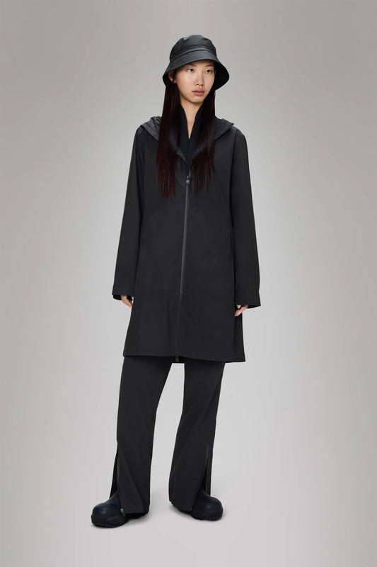 Rains Suva Hardshell Long W Jacket- Black