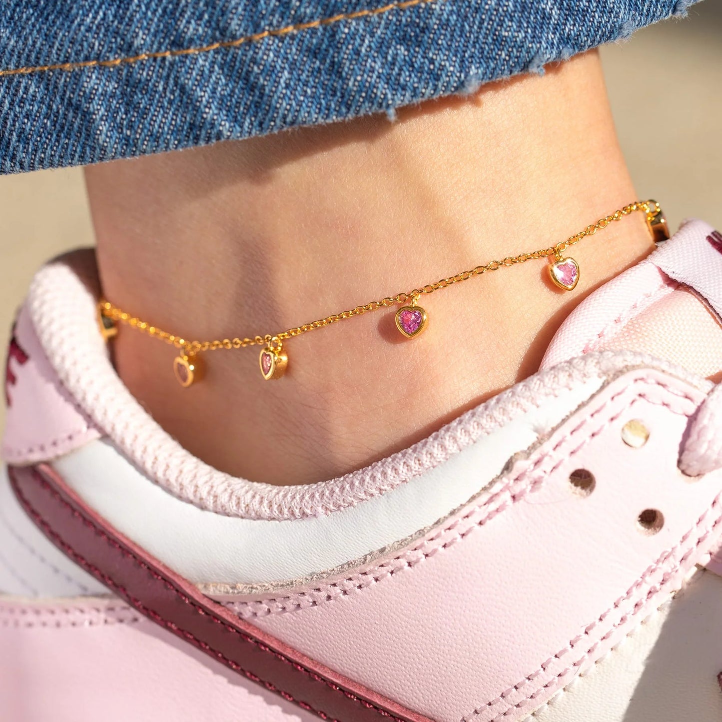 Girls Crew Te Amo Anklet