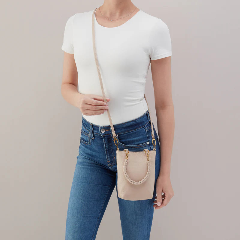 HOBO Tennessee Mini Bag in Pebble Leather- Stonewash