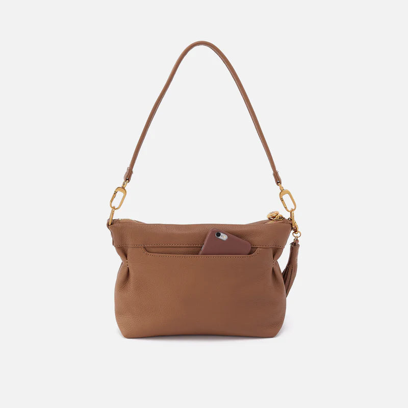 HOBO Kori Crossbody In Pebble Leather- Timber Brown