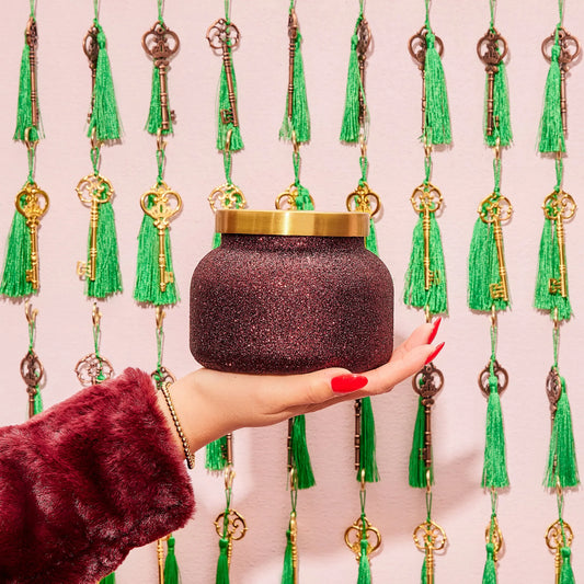 Capri Blue Tinsel & Spice Glam Signature Candle 19oz