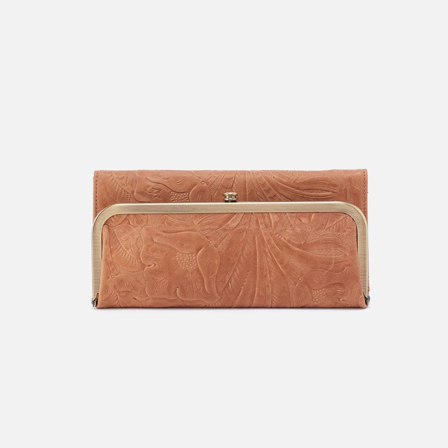 HOBO Rachel Continental Wallet-Saddle Tooled Emboss