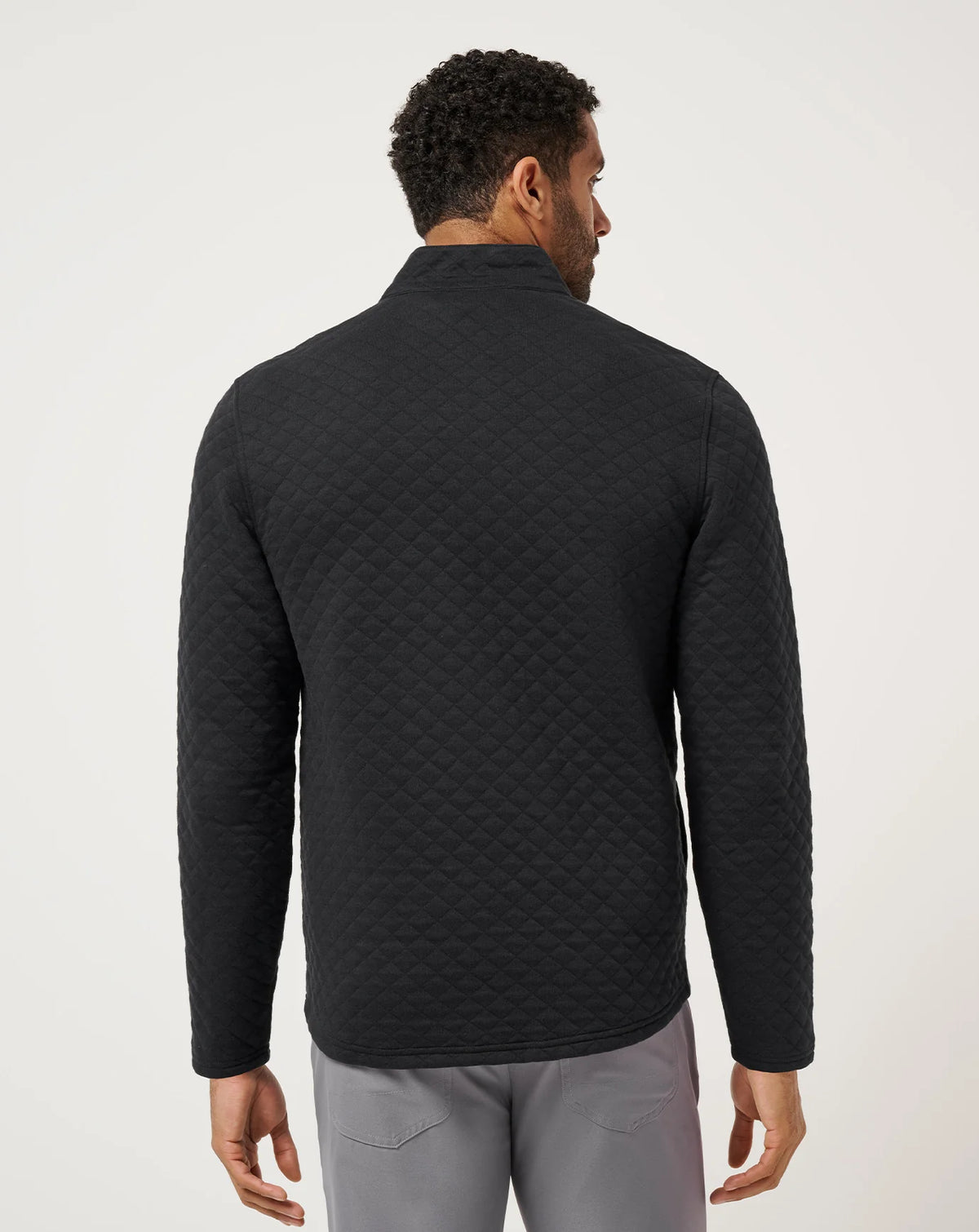 Travis Mathew Transatlantic Quarter Zip- Black