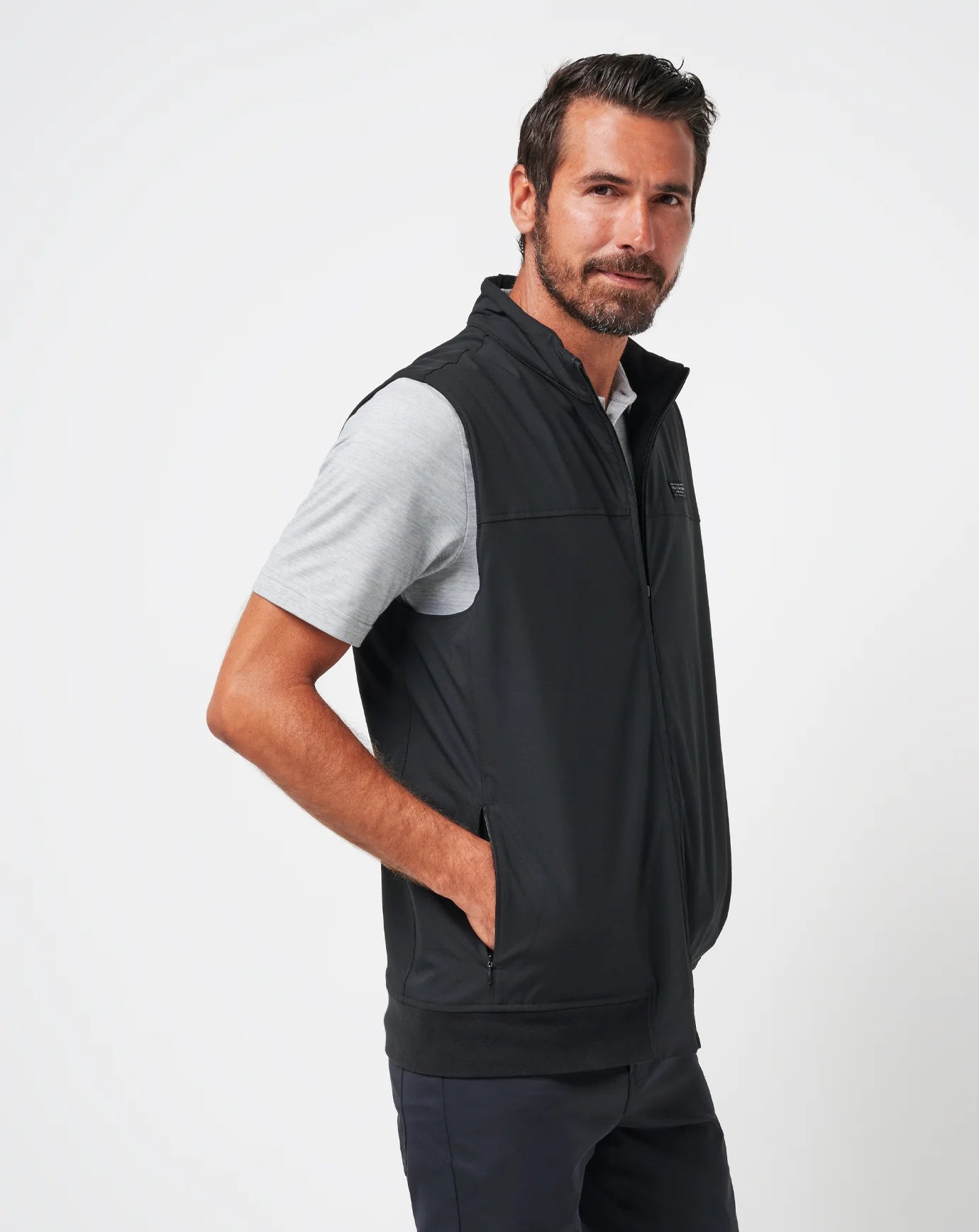 Travis Mathew Wanderlust Vest- Black