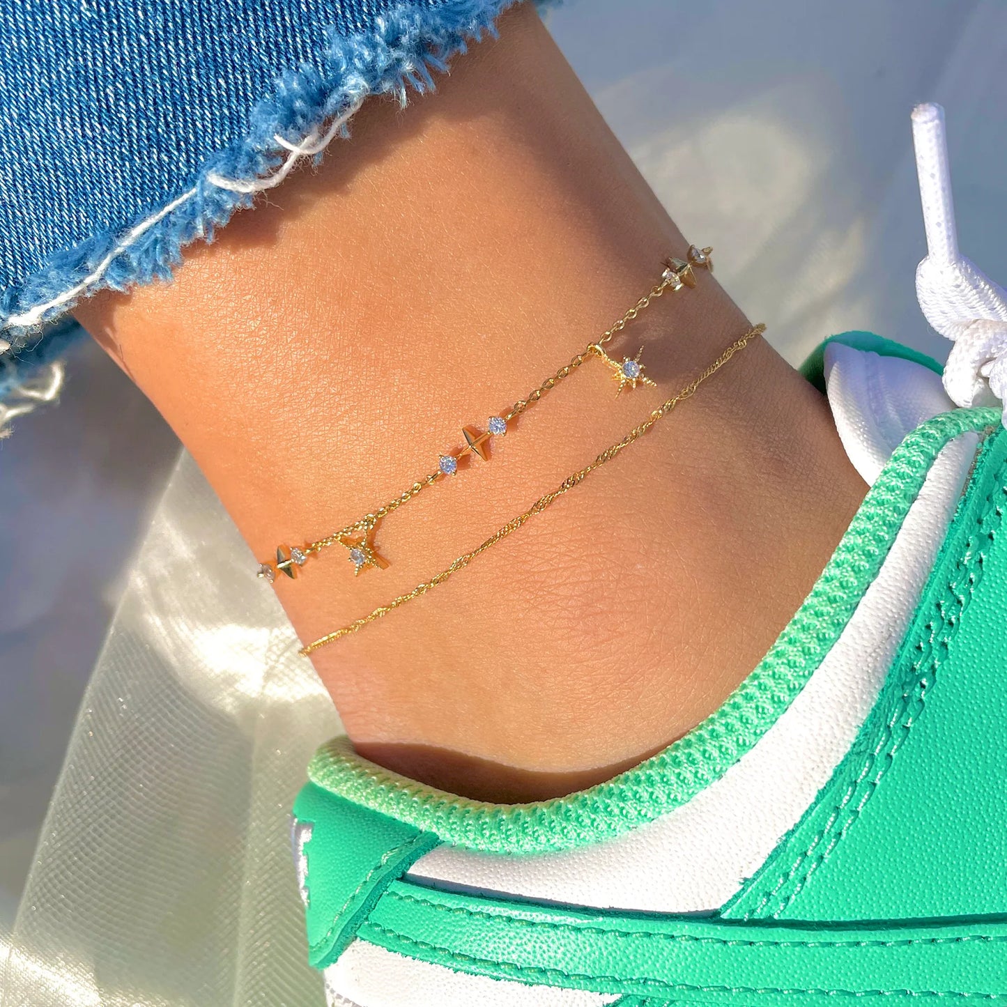 Girls Crew Wandering Stars Anklet
